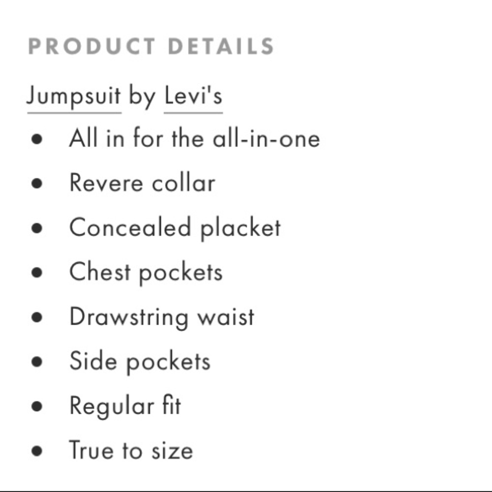 Revolve x Levi’s Luella Black Jumpsuit - Picture 10 of 10